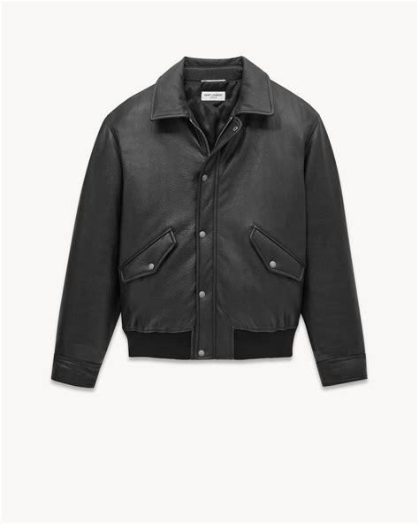 ysl bomberjacke|Bomber Jacket in Lambskin .